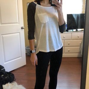 3/4 sleeve Baseball Tee